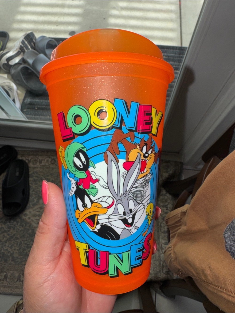 Looney Tunes Orange Character Drink Cup